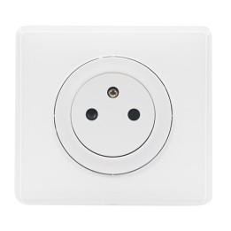 Legrand Céliane - Prise 2P+T - Surface Affleurante - Ensemble Blanc à Griffes - complet - Réf : 099560G