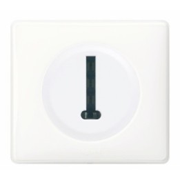 Legrand Céliane - Prise Téléphone en T 8 contacts - Ensemble Blanc complet - Réf : 099562