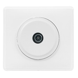 Legrand Céliane - Prise TV simple mâle - Ensemble Blanc complet à Griffes - Réf : 099563G
