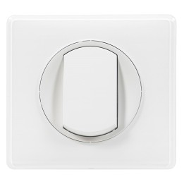 Legrand Céliane - Bouton Poussoir 6A - Ensemble Blanc complet à Griffes - Réf : 099570G