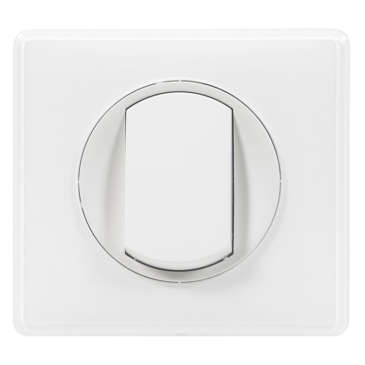 Legrand Céliane - Bouton Poussoir 6A - Ensemble Blanc complet à Griffes - Réf : 099570G