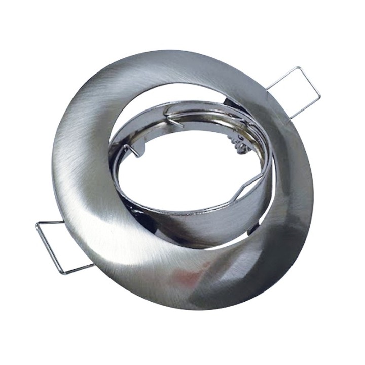 Krisane - Support spot orientable - avec douille GU10 - IP20- aluminium - Réf : KRI20032