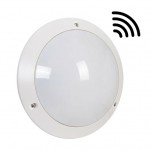 Krisane - Hublot LED rond avec détecteur - 18W - Blanc - 4000°K - IP54 - Réf : KRI29805