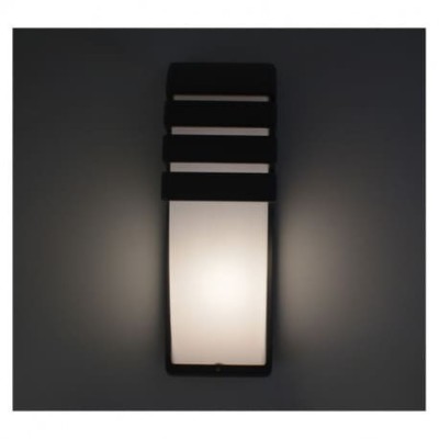 Miidex Lighting - Applique murale E27 gris anthracite IP44 - Réf : 70253