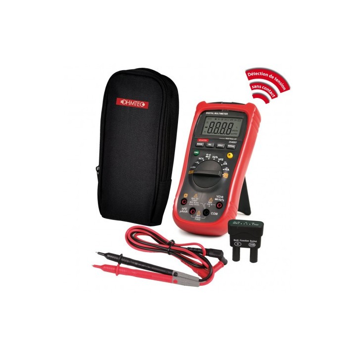 Ohmtec - Multimètre digital - 600 V - CATIII - Réf : 254097