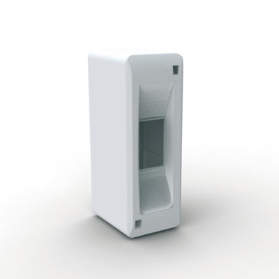 Ohmtec - Coffret de répartition - 1 rangée - 2 modules - Réf : 423140