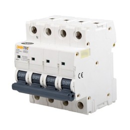 Ohmtec - Disjoncteur tétrapolaire 3P+N 16A 4.5kA - Réf : 423266