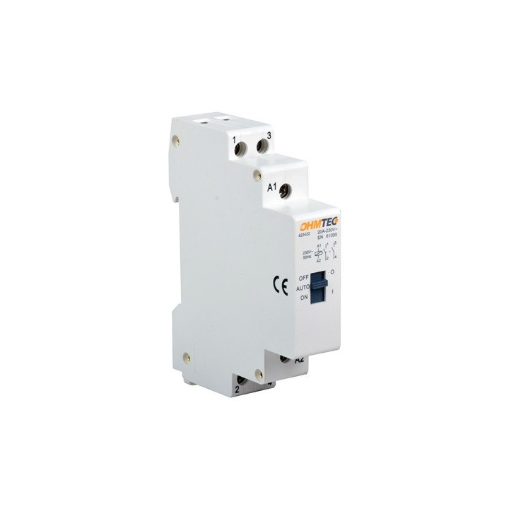 Ohmtec - Contacteur jour/nuit 20A - Réf : 423422