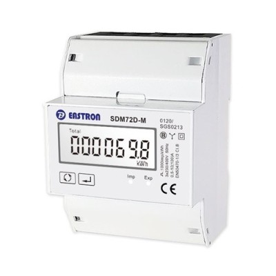 Ohmtec - Compteur électrique triphasé MID - 100A - Réf : 423731