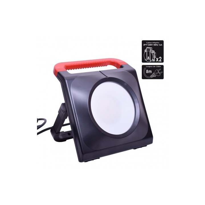 Ohmtec - Projecteur portable LED SMD 80W - Réf : 811139