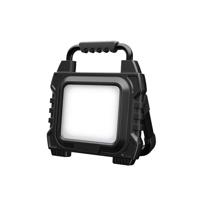 Ohmtec -  Projecteur de chantier LED 60W 2 prises 2P+T et 1 prise USB - Réf : 811262