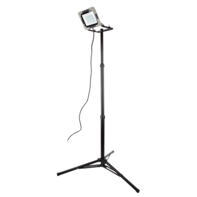 Ohmtec - Projecteur de chantier sur trépied à LED 50W - Réf : 811352