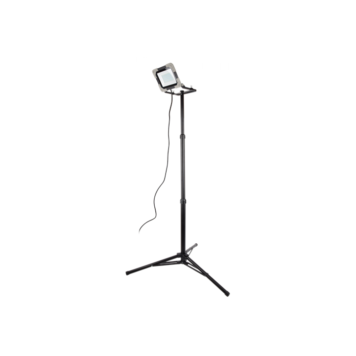Ohmtec - Projecteur de chantier sur trépied à LED 50W - Réf : 811352