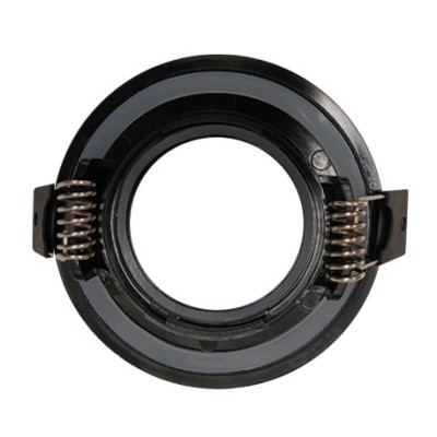 Krisane - Collerette fixe - IP54 - noir - Réf : KRI24141