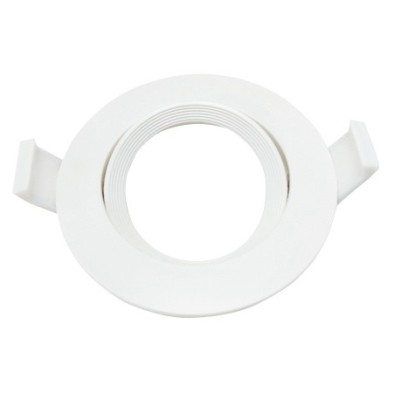 Krisane - Collerette orientable - IP20 - blanc - Réf : KRI24122