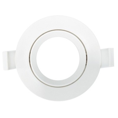 Krisane - Collerette orientable - IP20 - blanc - Réf : KRI24122