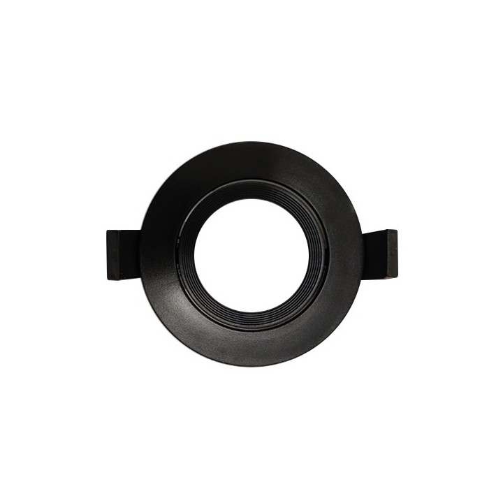 Krisane - Collerette orientable - IP20 - noir - Réf : KRI24142