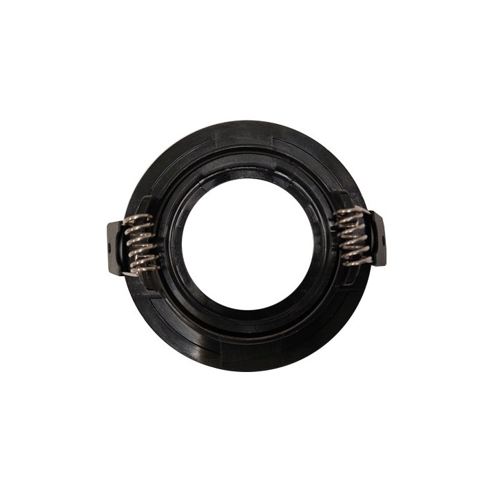 Krisane - Collerette orientable - IP20 - noir - Réf : KRI24142