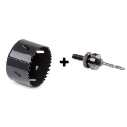 Krisane - Kit scie cloche ø67mm + adaptateur - Réf : KRI067ADP