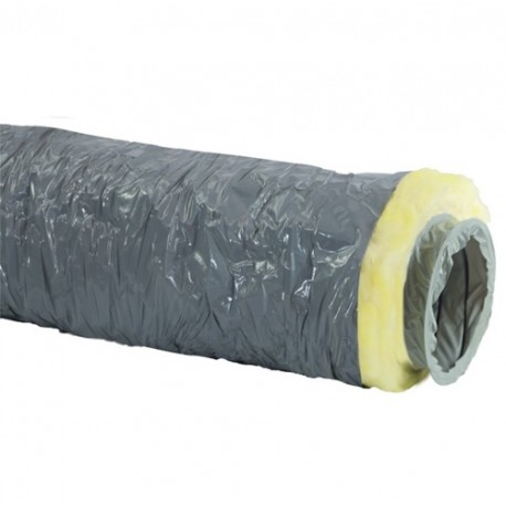 Gaine souple PVC isolé - Ø 163 mm - Epaisseur 25mm - Longueur 6m - Réf : ACOFPVCISO163FE