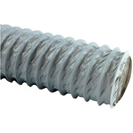 Gaine souple PVC - Longueur 6 m - Ø 82 mm - Spiral en fil d'acier - Réf : ACOFPVC0826E