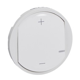 Legrand Céliane - Enjoliveur pour variateur universel 2 fils sans neutre - Finition blanc - Réf : 065083A