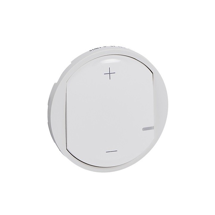 Legrand Céliane - Enjoliveur pour variateur universel 2 fils sans neutre - Finition blanc - Réf : 065083A