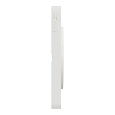 Schneider - Odace Touch - Plaque Bronze brossé avec liseré blanc - 3 postes horiz./vert. 71mm - Réf : S520806L