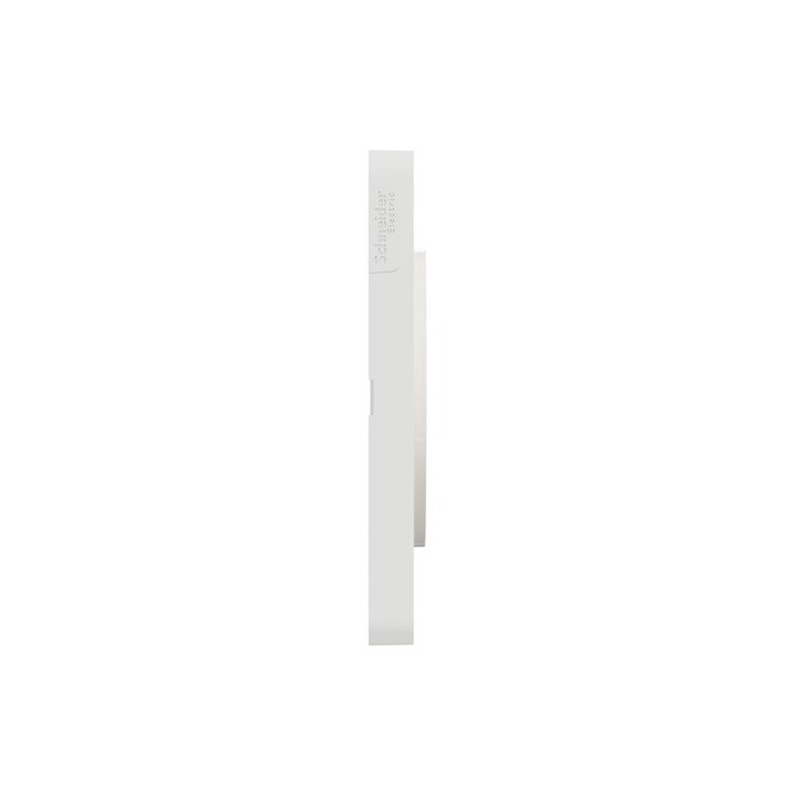 Schneider - Odace Touch - Plaque Bronze brossé avec liseré blanc - 3 postes horiz./vert. 71mm - Réf : S520806L