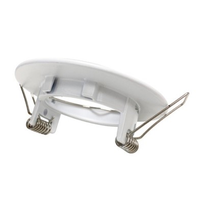 Krisane - Support spot fixe - avec douille GU10 - IP20 - blanc - Réf : KRI20021