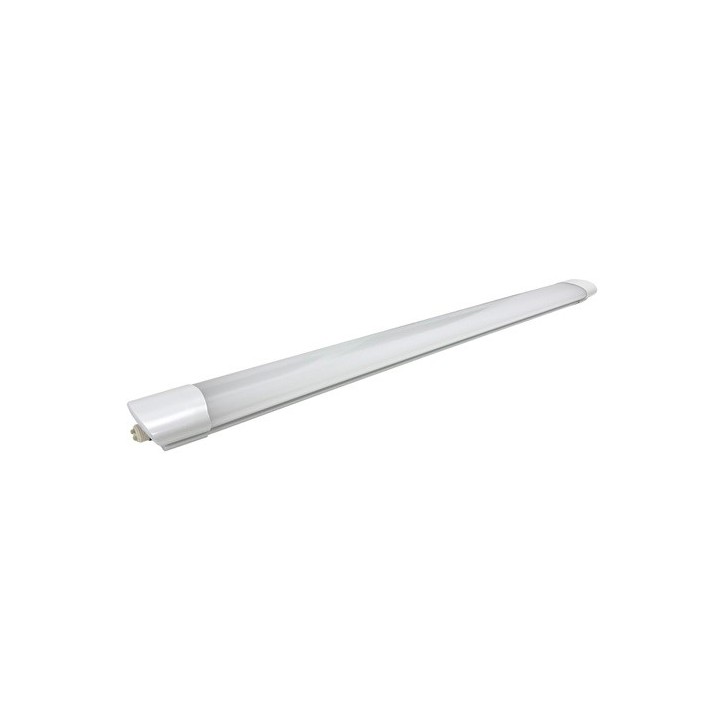 Krisane - Réglette LED étanche blanche - 4000°K - IP65 - 25W - 95cm - Réf : KRI28627