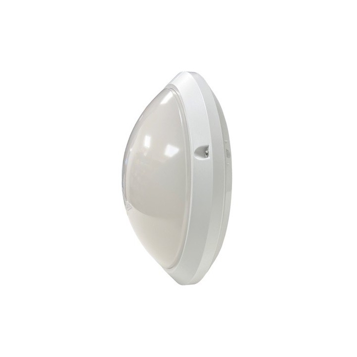Krisane - Hublot LED rond avec détecteur - 15W - Blanc - 4000°K - IP54 - Réf : KRI29802