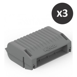 Wago - Gelbox - IPX8 - Séries 221- Connecteurs max 6mm² - Taille 2 - Réf : 207-1432(3)