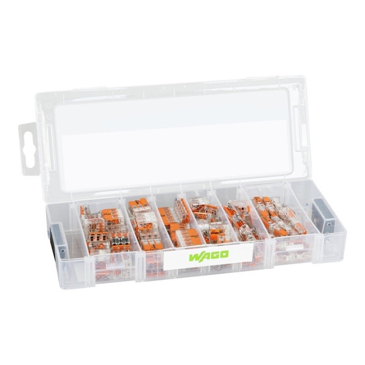 Wago - Kits de bornes de connexion - L-BOXX micro 93 bornes - Série 221 - 4mm² - Réf : 887-803