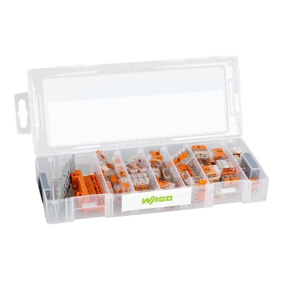 Wago - Kit de bornes de connexion - L-BOXX micro 68 bornes & acces - Série 221 - 4x6mm² - Réf : 887-804