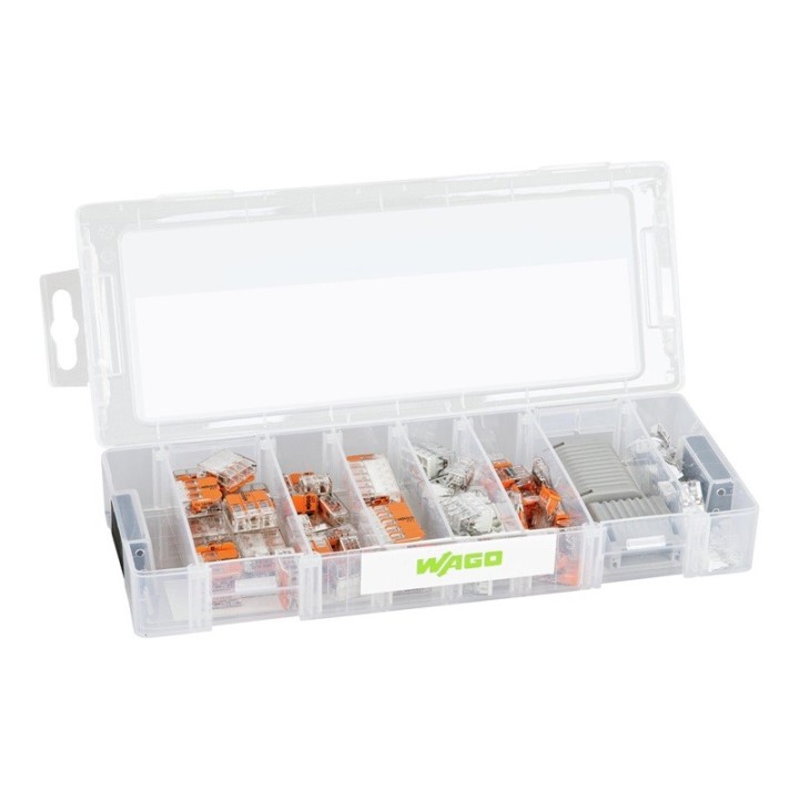 Wago - Kit de bornes de connexion - L-BOXX micro 90 bornes - Série 221, 2273, 207 - 4mm²  - Réf : 887-805