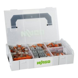 Wago - Kit de bornes de connexion - L-BOXX mini 229 bornes & acces - Série 221 - 4mm² - Réf : 887-952