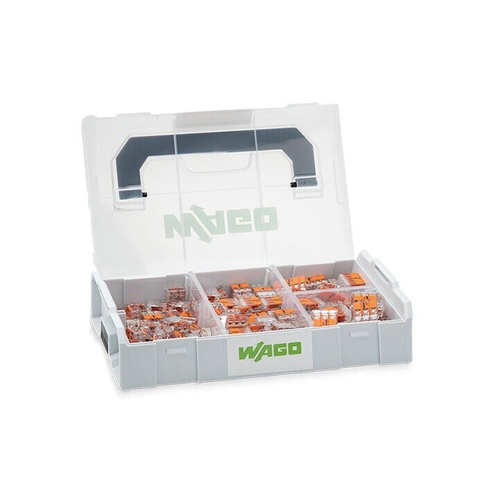 Wago - Kit de bornes de connexion - L-BOXX mini 225 bornes - Série 221 - 4 & 6mm² - Réf : 887-959