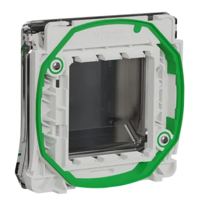 Schneider Mureva Styl - Adaptateur pour fonction 45X45 - composable - IP55 - IK07 - blanc - Réf : MUR39110