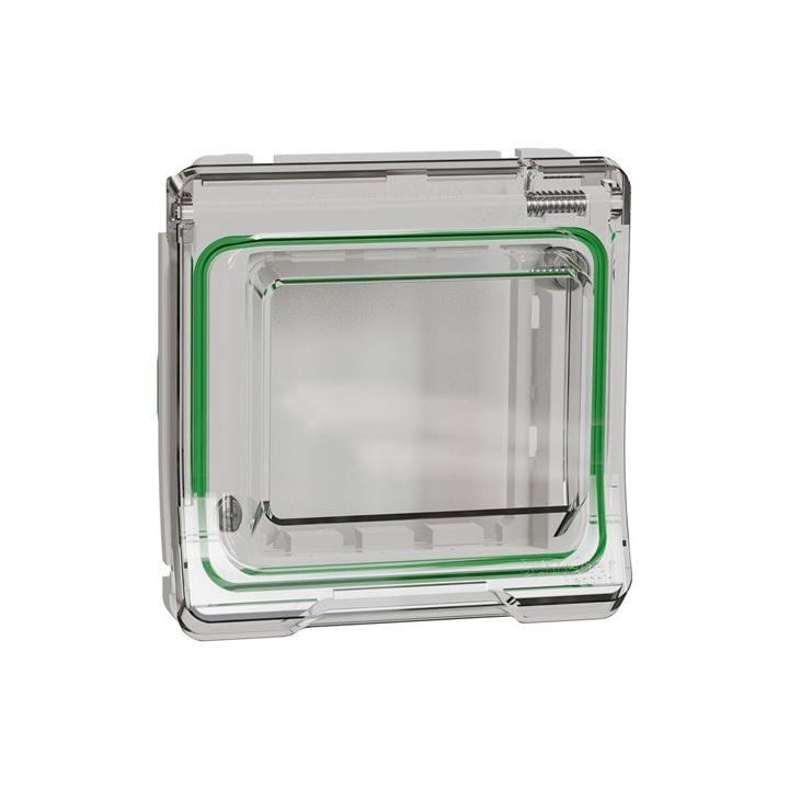 Schneider Mureva Styl - Adaptateur pour fonction 45X45 - composable - IP55 - IK07 - blanc - Réf : MUR39110