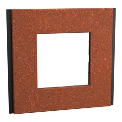 Schneider - Unica Déco - Plaque de finition - Terracotta - 1P - Réf : NU600271