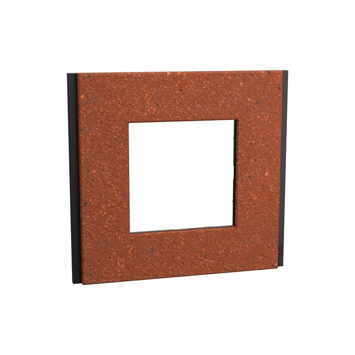 Schneider - Unica Déco - Plaque de finition - Terracotta - 1P - Réf : NU600271