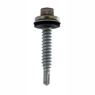 ET System - Vis Autoperceuse TETINOX 6.3*38 TK12 + Rondelle Vulca  - Réf : QUI055