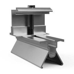 ET System - Wagon + Fixation extérieure alu de finition pour hauteur de 30 mm - Réf : FIN085