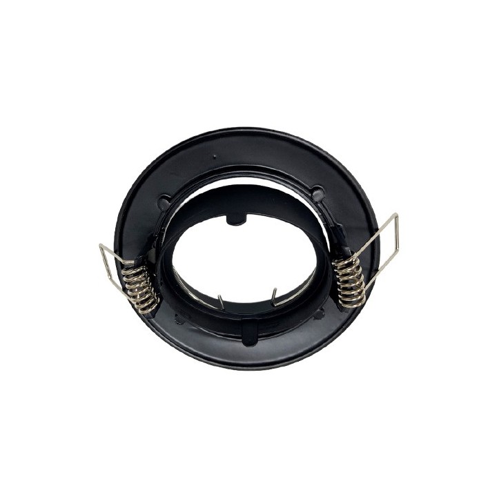 Krisane - Support spot orientable - avec douille GU10 - IP20 - noir - Réf : KRI20042