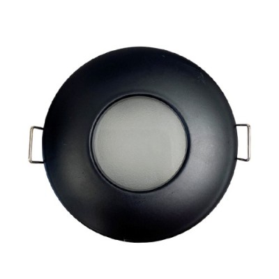 Krisane - Support spot fixe - BBC - IP65 - noir - Réf : KRI20048