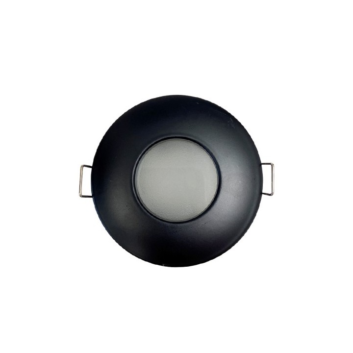 Krisane - Support spot fixe - BBC - IP65 - noir - Réf : KRI20048