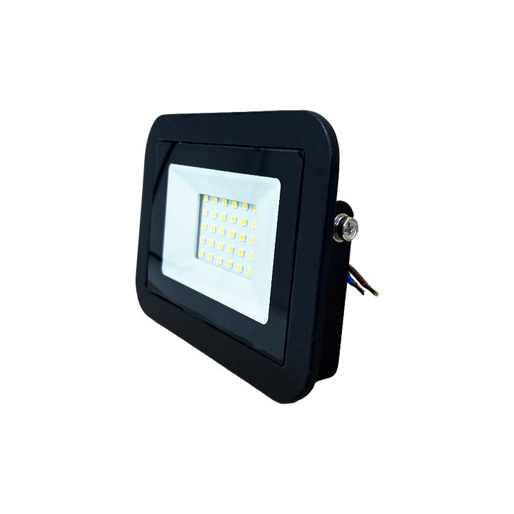 Krisane - Projecteur LED - 20W - 4000°K - IP65 - Noir -  Réf : KRI29732