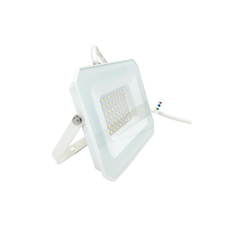 Krisane - Projecteur LED - 50W-4000°K - IP65 - Blanc - Réf : KRI29754