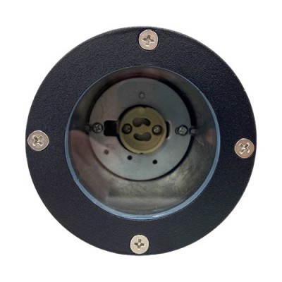 Krisane - Projecteur piquet - IP65 - GU10 (sans ampoule) - noir - réf : KRI30120